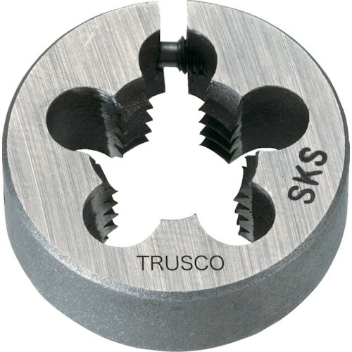 ＴＲＵＳＣＯ 左・アジャスタブル丸ダイス型 ５０径 １４Ｘ２．０ （ＳＫＳ） LT50D-14X2.0