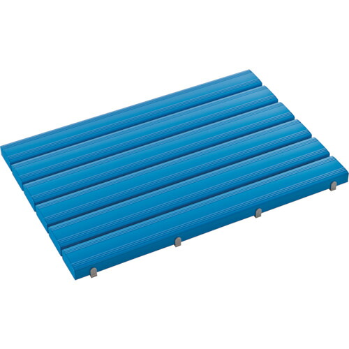 テラモト　抗菌安全スノコ（完成品）６００×１２００ｍｍ　青 MR-093-343-3