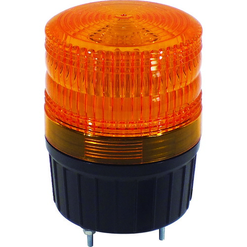 ＮＩＣＨＩＤＯ　小型ＬＥＤ回転灯　ＬＥＤフラッシャーランタン９０　１００Ｖ　黄 NLA-90Y-100