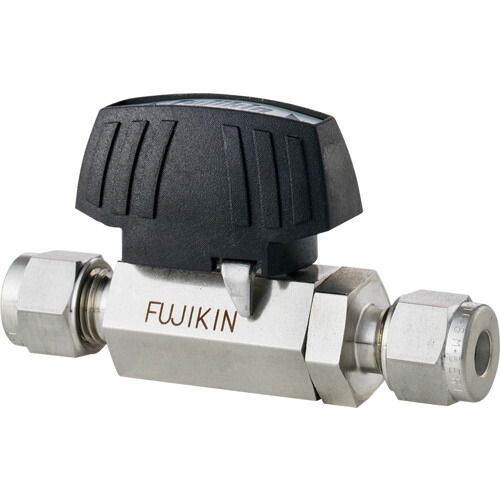 Ｆｕｊｉｋｉｎ　ステンレス鋼製３．９２ＭＰａ　Ｖ－Ｌｏｋ継手付ボール弁 PUBV-94-6.35-V