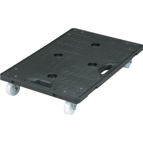 ＲＩＳＵ 繋ぎ合わせる型脂製平台車 ５１１４４３ ＲＢ持ちはこび（３）６００ｘ４１０薄墨色 RB60-41-3-GY