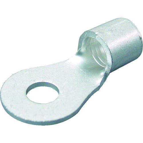 ニチフ 裸圧着端子 R形(100P) より線26.66~42.42 外寸22mm スタッド径5.3mm R 38-5