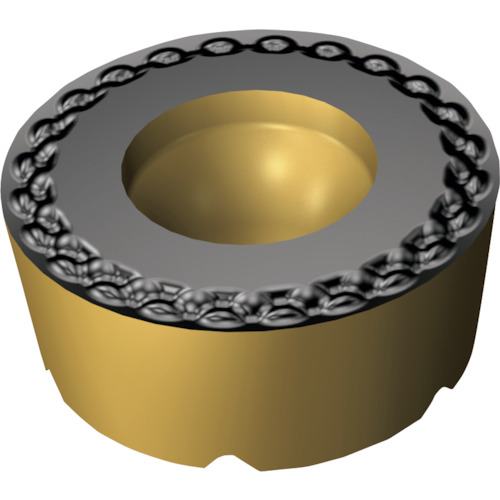 【10個セット】 ＳＡＮＤＶＩＫ　コロターン１０７　旋削用レール付きポジチップ（１２２）　２２２０ RCMT 08 03 MP-L3(2220)