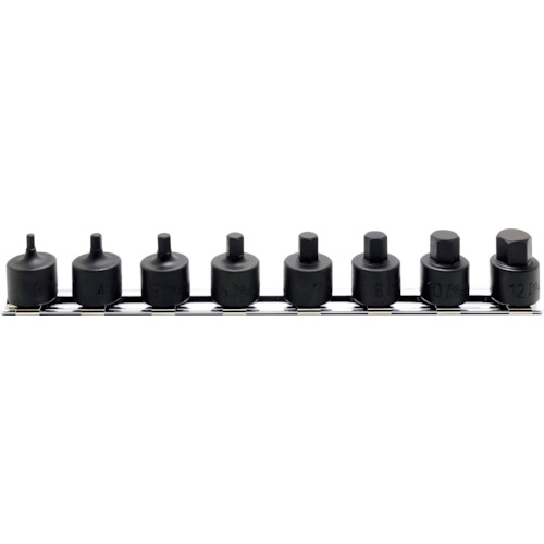 Ｋｏ－ｋｅｎ　ヘックスビットソケット　差込角９．５ｍｍ全長２５ｍｍ　レールセット RS3012M/8-L25