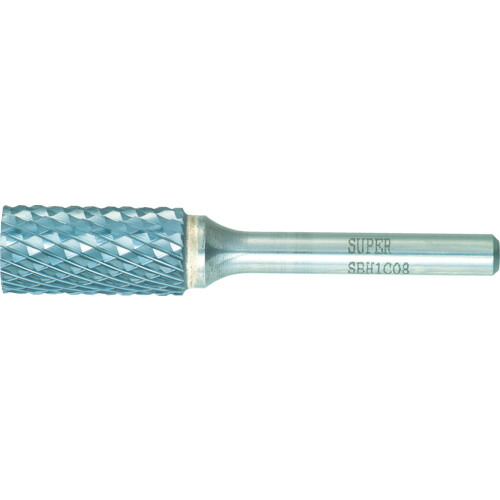 スーパー　スーパー超硬バー　重切削用　ロー付タイプ　円筒型　刃径：９．５ｍｍ　軸径：６．０ｍｍ SBH1C06