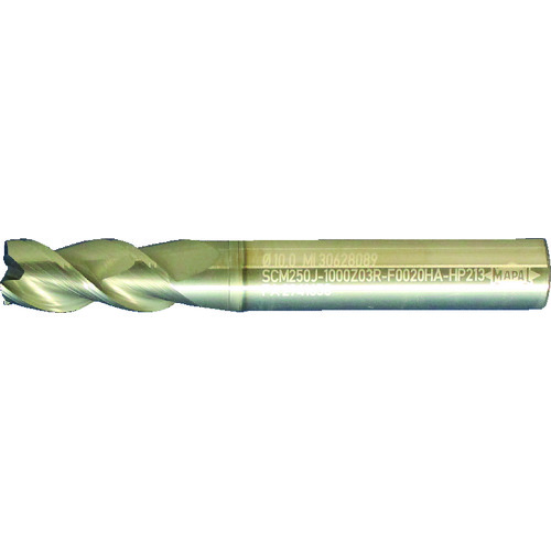 ＭＡＰＡＬ 超硬スクエアエンドミル ＯｐｔｉＭｉｌｌ－Ｓｔｅｅｌ－ＨＰＣ 不釣り合い取りわける・不釣り合い先んじる３枚刃 スチールヨウ 刃径３粍 刃長１１粍 全長５７粍 シャンク径６粍 SCM250J-0300Z03R-F0006HA-HP213