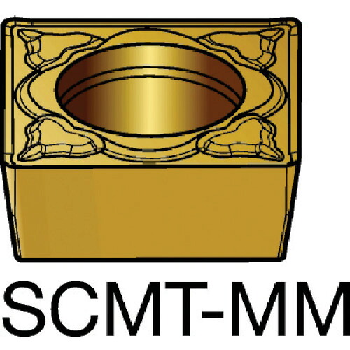 【10個セット】 ＳＡＮＤＶＩＫ　コロターン１０７　旋削用ポジチップ（１２０）　２０２５ SCMT 12 04 08-MM(2025)
