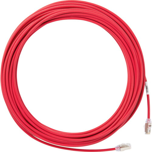 ＰＡＮＤＵＩＴ 種目６Ａ細径遮蔽物パッチコード ２０ｍ 赤 STP28X20MRD
