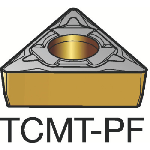 【10個セット】 SANDVIK コロターン107 旋削用ポジチップ(120) 1515 TCMT 16 T3 04-PF(1515)