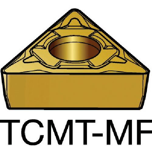 【10個セット】 ＳＡＮＤＶＩＫ　コロターン１０７　旋削用ポジチップ（１２０）　２０２５ TCMT 11 03 04-MF(2025)