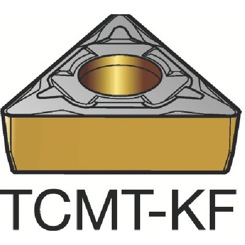【10個セット】 ＳＡＮＤＶＩＫ　コロターン１０７　旋削用ポジチップ（１２０）　Ｈ１３Ａ TCMT 11 03 04-KF(H13A)