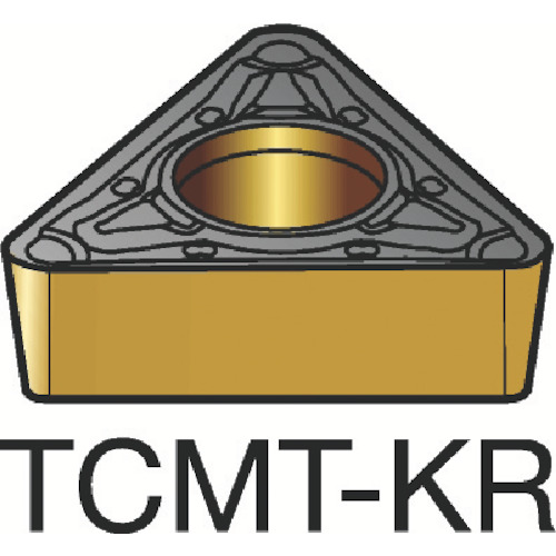 【10個セット】 ＳＡＮＤＶＩＫ　コロターン１０７　旋削用ポジチップ（１２０）　３２１０ TCMT 16 T3 12-KR(3210)
