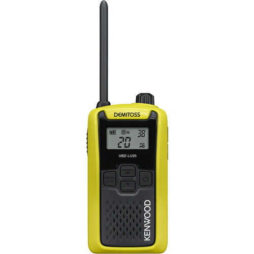 ＫＥＮＷＯＯＤ 一種独特小ワット数トランシーバー（代わり代わり電話を掛ける） ＤＥＭＩＴＯＳＳ 黄色 UBZ-LU20Y