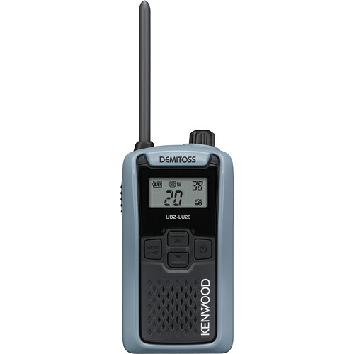 ＫＥＮＷＯＯＤ 一種独特小ワット数トランシーバー（代わり代わり電話を掛ける） ＤＥＭＩＴＯＳＳ 青み薄墨色 UBZ-LU20H