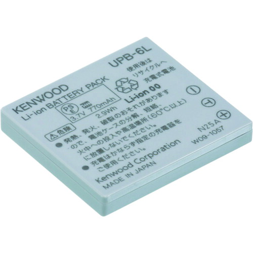 ＫＥＮＷＯＯＤ リチウムイオンバッテリーパック UPB-6L