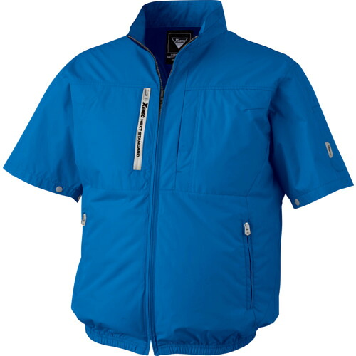 ＸＥＢＥＣ 空調設備服半袖上衣ＸＥ９８０３４－４０－ＬＬ 青み XE98034-40-LL