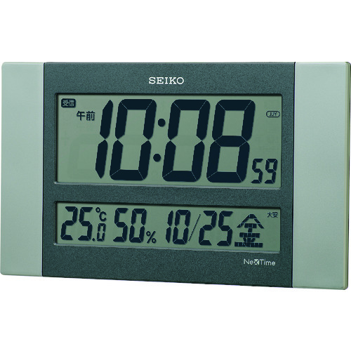 ＳＥＩＫＯ 電波時計 セイコーネクスタイム ＺＳ４５１Ｓ 銀色 １５０×２６０×２６ｍｍ ZS451S