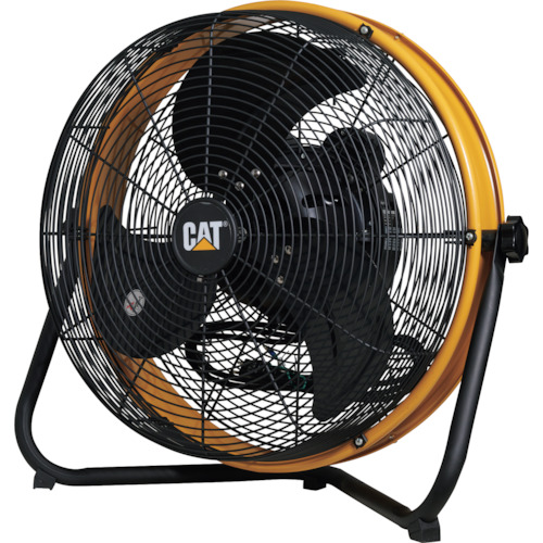 ＣＡＴ 工業プラント扇 ４５ｃｍ（壁・床印字機）機翼軸１８０°半転役立つこと付 黄色 HV-18S180