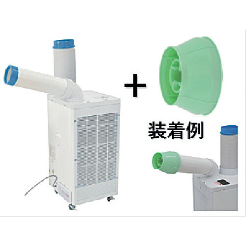 ＮＩＣＨＩＤＯ 【トラスコ制限事項ジェット機ノズル付】 斑点模様空調設備 SPC-25ACN