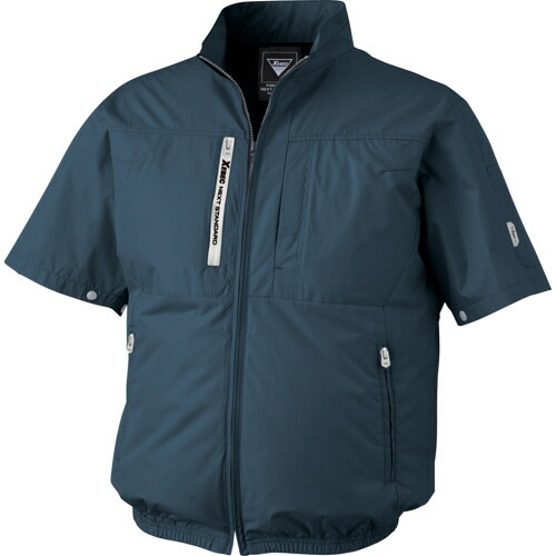 ＸＥＢＥＣ 空調設備服半袖上衣ＸＥ９８０３４－１９－Ｍ ディープネイビー XE98034-19-M