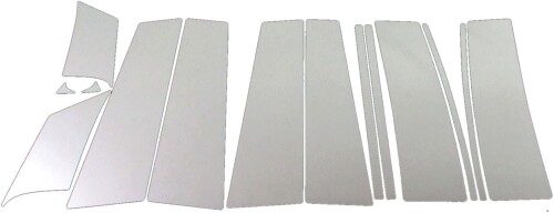 BRIGHTZ アイシス 10 11 15 超鏡面ステンレスメッキピラーパネル バイザー無用 14PC ZGM10G ZGM11G ZGM15G ZGM10W ZGM11W ZGM15W ZGM10 ZGM11 ZGM15 ZGM M10 M11 M15
