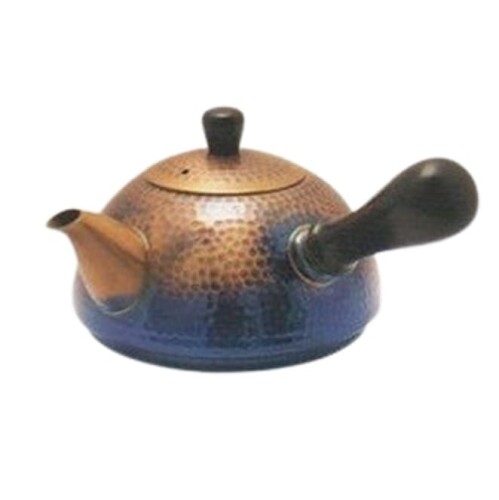 王輝 銅鎚目横手急須(半丸型)780ml KG-1663