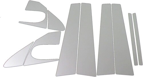 BRIGHTZ カローラランクス 121 122 123 124 超鏡面ステンレスメッキピラーパネル バイザー無用 10PC NZE121 NZE124 ZZE122 ZZE123 ZZE124 NZE ZZE E121 E122 E123 E124 120 カローラ ランクス