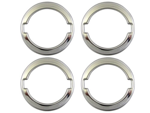BRIGHTZ スカイライン V37 超鏡面ステンレスメッキセンターホイールキャップリング 4PC ZV37 YV37 HV37 HNV37 RV37 37