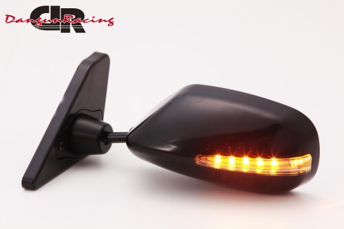 GT2ミラーLED ブラック/手動/右ハンドル車 96-03 ボルボ V40/S40