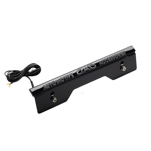 D.A.D LED スタイリッシュ ナンバープレートステー (ホワイト) GE052-01-02 カー用品 DAD ギャルソン GARSON ドレスアップ カスタム フロントナンバー