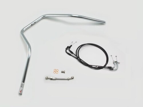 ハリケーン(HURRICANE) 300エイプハンガー2型 ハンドルSET クロームメッキ ダックス125(23- JB04/06) H044-083C 24,384円