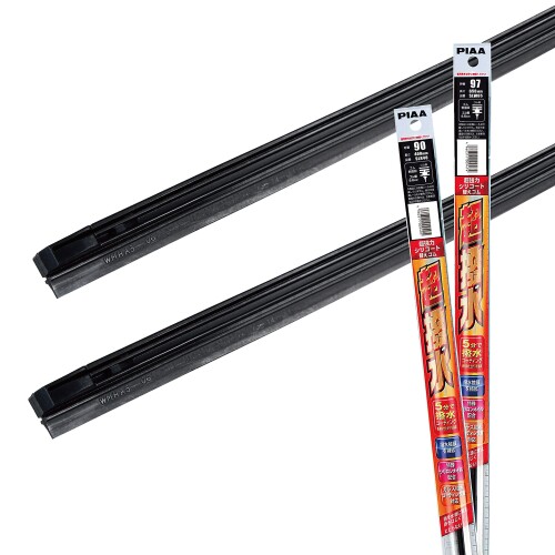 PIAA(ピア) ワイパー替えゴム 車種専用セット 特殊シリコンゴム仕様 2本入 (650mm + 400mm) トヨタ プリウス ノア ハリアー サイ/スバル インプレッサスポーツ レヴォーグ 他 AMRRS002