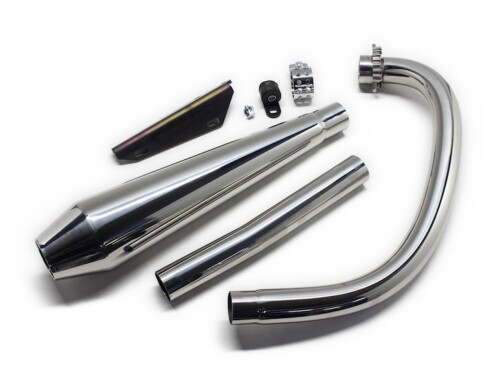 MOTOR ROCK (モーターロック) SR400/500用 STDメガホン ミドル 新型フルエキ ダウン MR-EX187D