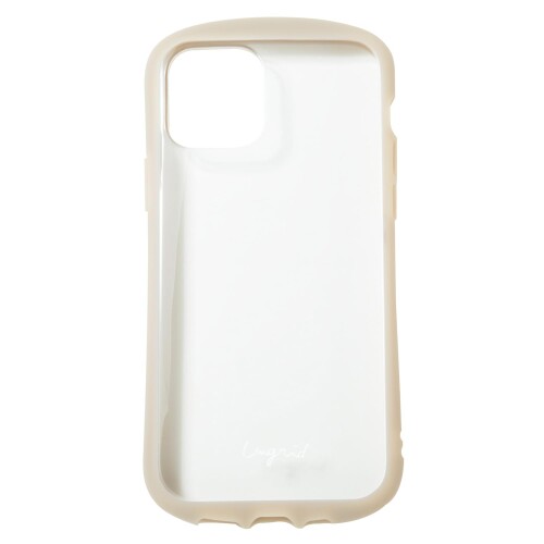 アングリッド(Ungrid) Easy Grip Clear Case+Tag Strap Set LIGHT TAUPE iPhone 12 iPhone 12 Pro iP12-UR03 ストラップ 背面型 クリア