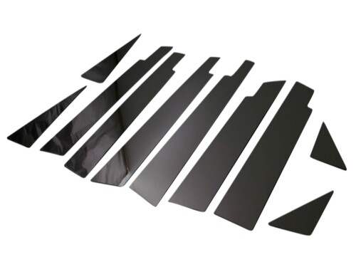 BRIGHTZ エクストレイル T32 超鏡面ステンレスブラックメッキピラーパネル バイザー有用 10PC HNT32 HT32 NT32 HNT HT NT T 32 エクストレエル エクストレェル エクストレール エクストレエール エ