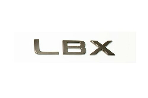 レクサスLBX リヤLBXロゴ AWD車用 BKクローム
