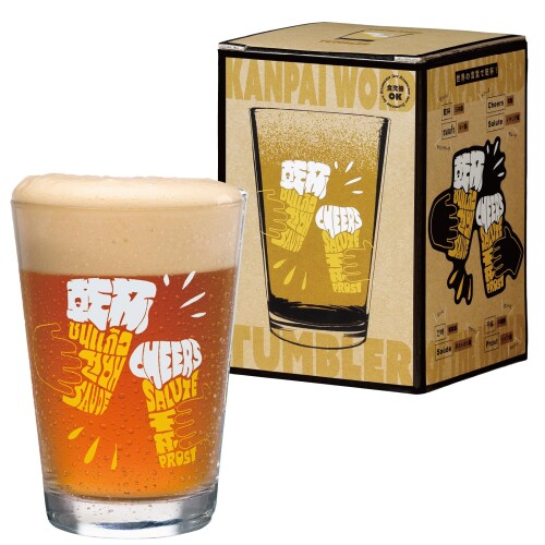東洋佐々木ガラス ビールグラス ビヤーグラス 乾杯 475ml ケース販売 48個入 日本製 食洗機対応 ガラスコップ クラフトビール ビール グラス コップ ギフト プレゼント 贈り物 B-32101-J448