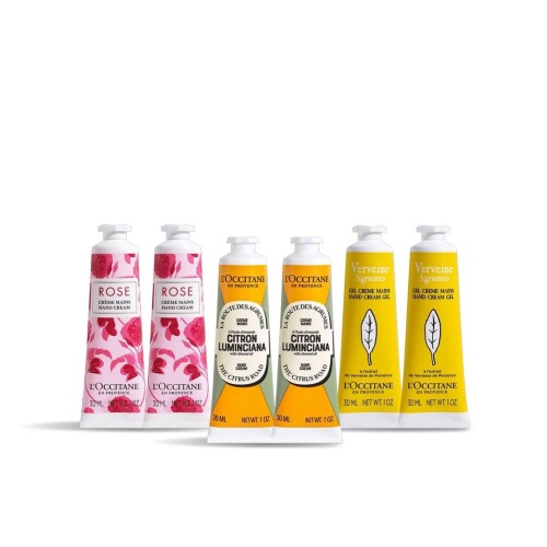 ロクシタン(L'OCCITANE) ハンドクリームアソート 6本セット シトラスヴァーベナ ローズ ルミンシアナアーモンド 誕生日 プレゼント ギフト 女性 男性 人気 保湿