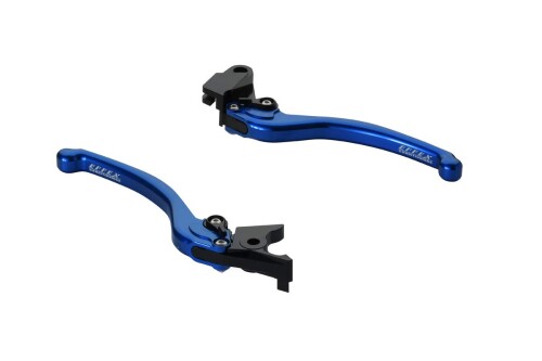 エフェックス(EFFEX) スムースフィットレバー VERSYS650/VERSYS1000/Ninja650/Z650/Z900 ABS付 (ZR900B) /Ninja ZX-25R/Z650RS ブルー 左右セット(ブレーキ/クラッチレバーセット) EAL017B