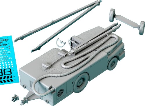 レスキット 1/32 アメリカ海軍 MD-3A 艦載機牽引トラクター w/エアスターター レジンキット RSKS32-0015 (ミリタリー)