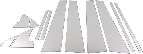 BRIGHTZ ワゴンRスティングレー MH34S MH44S 超鏡面ステンレスメッキピラーパネル バイザー無用 12PC MH MH34 MH44 H34 H44 34 44 ワゴン R アール アウル スティングレー スティングレィー スティング