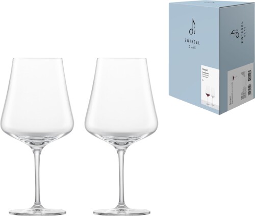 ツヴィーゼル グラス(ZWIESEL GLAS) ワイングラス 割れにくい ブーケ 赤ワイン(ブルゴーニュ)用 ブルゴーニュ 2個ペア マシンメイド m123738
