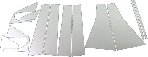 BRIGHTZ イスト 60 61 65 超鏡面ステンレスメッキピラーパネル バイザー無用 12PC NCP60 NCP61 NCP65 NCP P60 P61 P65
