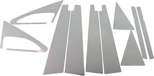 BRIGHTZ アヴァンシア TA1 TA2 TA3 TA4 超鏡面ステンレスメッキピラーパネル バイザー有用 10PC TA A1 A2 A3 A4 1 2 3 4 アバンシア