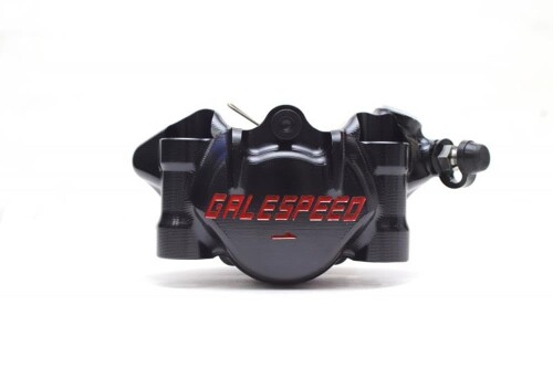 GALE SPEED (ゲイルスピード) エラボレート フロント2Pキャリパー 右 Φ34 チタンボルト仕様 ブラック ラジアル 60mmピッチ (チタンピストン仕様) GSFCAR34TTP
