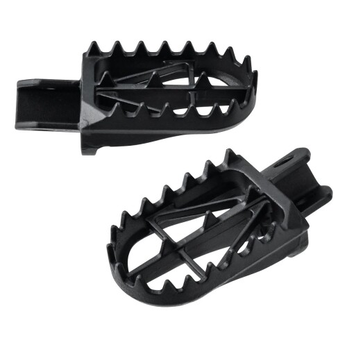 ジータレーシング(ZETA RACING) ワイドフットペグ TT-R110E '11-26 前後幅約50mm 安定ライディング スタンディング 排泥性 クロモリ鋼 高強度 高耐久 D3011 ダートフリーク DIRTFREAK