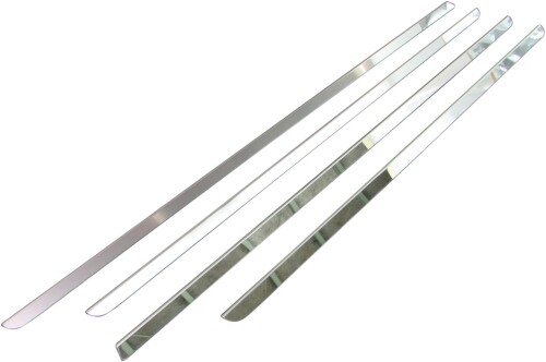 BRIGHTZ タントカスタム L375S L385S 超鏡面ステンレスメッキウィンドウモール 4PC L375 L385 L 375 385 タント カスタム