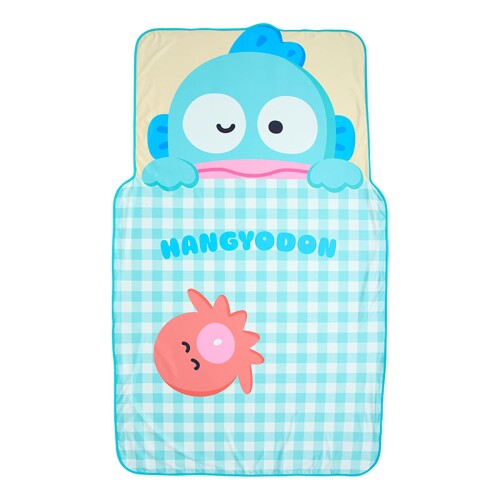 サンリオ(SANRIO) おひるねケット ハンギョドン 表面:ポリエステル100%・裏面:ナイロン100% 接触冷感生地 ひざ掛け 433144