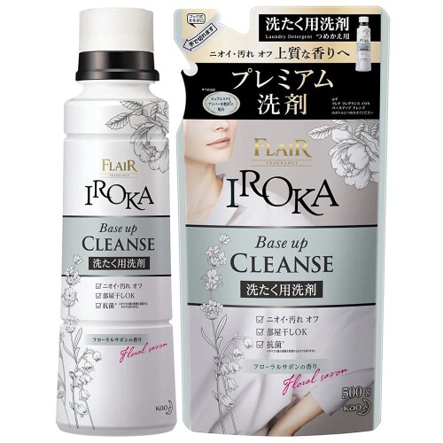 フレアフレグランスIROKA ベースアップクレンズ 本体600g+詰め替え用500g