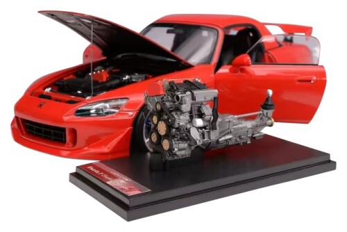 MOTORHELIX 1/18 ホンダ S2000 TYPE S 2007 ニューフォーミュラレッド 完成品 M85112